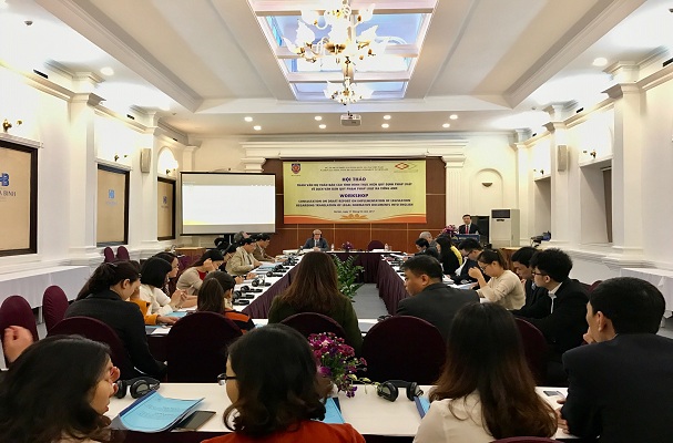 Hội thảo tham vấn dự thảo Báo cáo nghiên cứu tình hình dịch VBQPPL ra tiếng Anh (3)